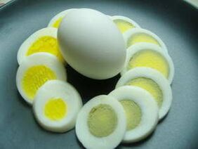 βραστό αυγό για απώλεια βάρους